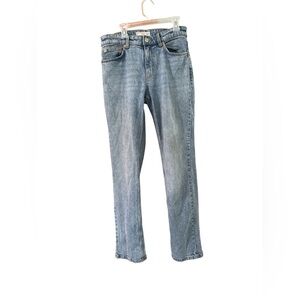 Mango Light Blue Medium Comfort Straight Leg Jeans | Size 6